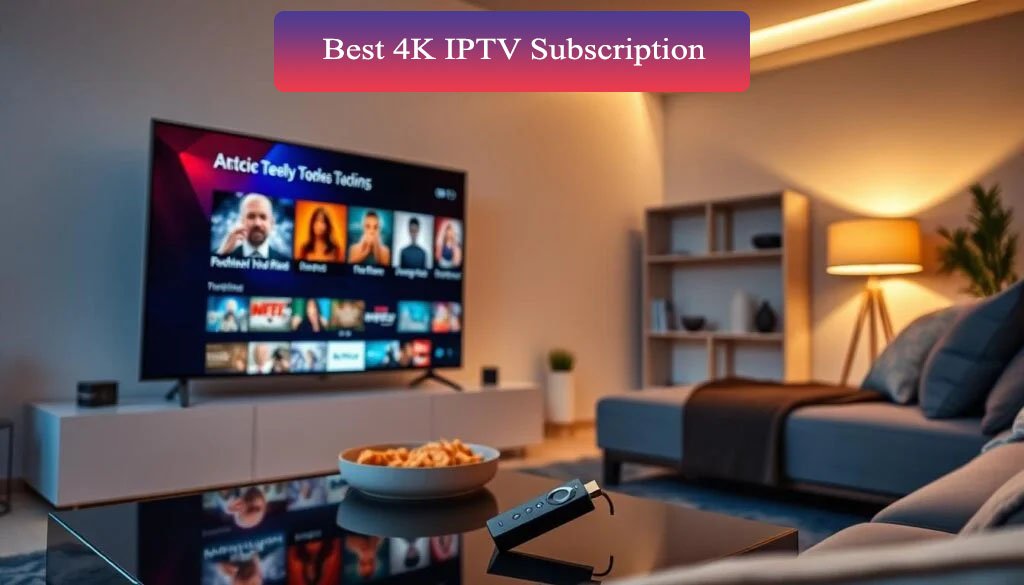4K IPTV SUBSCRIPTION